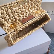 Okify Celine Lola Raffia Bag 20x11.5x5cm - 4