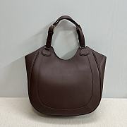 Okify Celine Meo Bag In Burgundy 36x12x33cm - 5