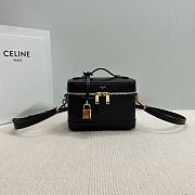 Okify Celine Vanity Case Bag In Black 18x12x18cm - 1