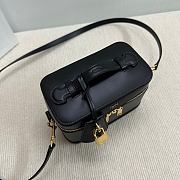 Okify Celine Vanity Case Bag In Black 18x12x18cm - 2