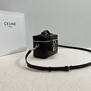 Okify Celine Vanity Case Bag In Black 18x12x18cm - 3