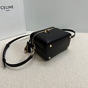 Okify Celine Vanity Case Bag In Black 18x12x18cm - 4