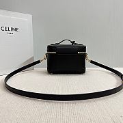 Okify Celine Vanity Case Bag In Black 18x12x18cm - 5