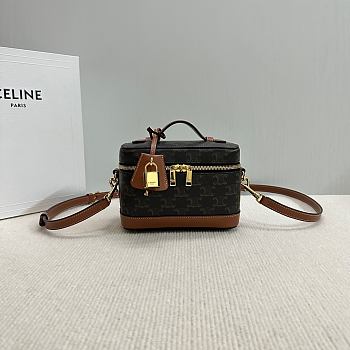 Okify Celine Vanity Case Triomphe Bag 18x12x18cm