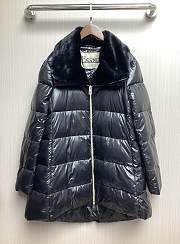 Okify Herno Black Down Jacket Unisex - 1