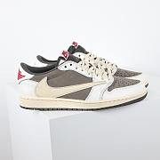 Okify Nike Air Jordan 1 Low x Travis Scott Reverse Sail And Ridgerock  - 1