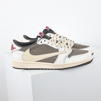 Okify Nike Air Jordan 1 Low x Travis Scott Reverse Sail And Ridgerock 