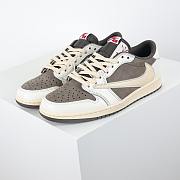 Okify Nike Air Jordan 1 Low x Travis Scott Reverse Sail And Ridgerock  - 2
