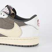Okify Nike Air Jordan 1 Low x Travis Scott Reverse Sail And Ridgerock  - 4