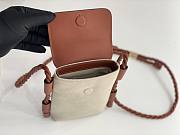 Okify Chloe Key Phone Pouch With Flap In Brown 18x13x3cm - 2