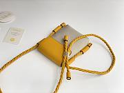 Okify Chloe Key Phone Pouch With Flap In Yellow 18x13x3cm - 5