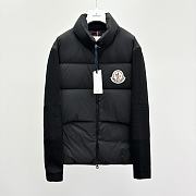 Okify Moncler Black Padded Down Jacket Unisex - 1