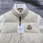 Okify Moncler White Padded Down Jacket Unisex - 4