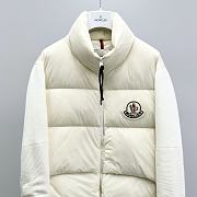 Okify Moncler White Padded Down Jacket Unisex - 3