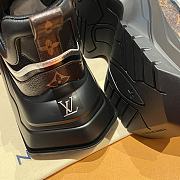 Okify Louis Vuitton Archlight 2.0 Black Sneakers With Brown Monogram   - 5