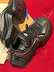 Okify Louis Vuitton Archlight 2.0 Black Sneakers With Brown Monogram   - 2