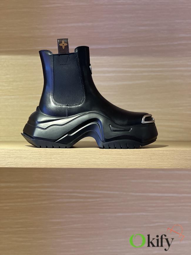 Okify Louis Vuitton Archlight 2.0 Black Chelsea Boots  - 1