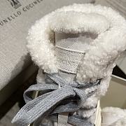 Okify Brunello Cucinelli White Snow Boots  - 5