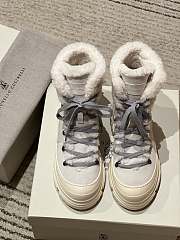 Okify Brunello Cucinelli White Snow Boots  - 6