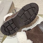 Okify Brunello Cucinelli Dark Brown Snow Boots  - 2