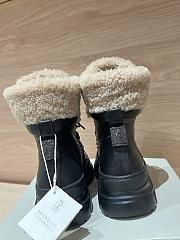 Okify Brunello Cucinelli Black Snow Boots  - 2