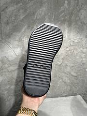 Okify Rick Owens Black Platform High-Top Sneakers  - 4