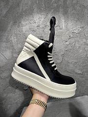 Okify Rick Owens Geobasket Black Sneakers  - 6