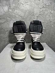 Okify Rick Owens Geobasket Black Sneakers  - 3