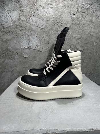 Okify Rick Owens Geobasket Black Sneakers 