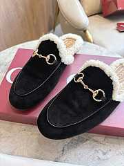 Okify Gucci Prince Town Black Horsebit Mule Loafers  - 4