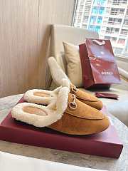 Okify Gucci Prince Town Brown Horsebit Mule Loafers  - 1