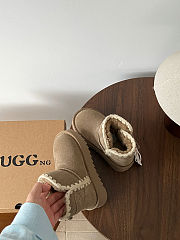 Okify UGG Gray Snow Boots For Kids - 4