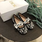 Okify Dior J'Adior Black Oblique Doll Shoes For Kids - 1