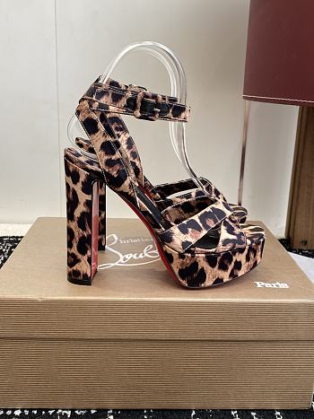 Okify Christian Louboutin Leopard High Heels