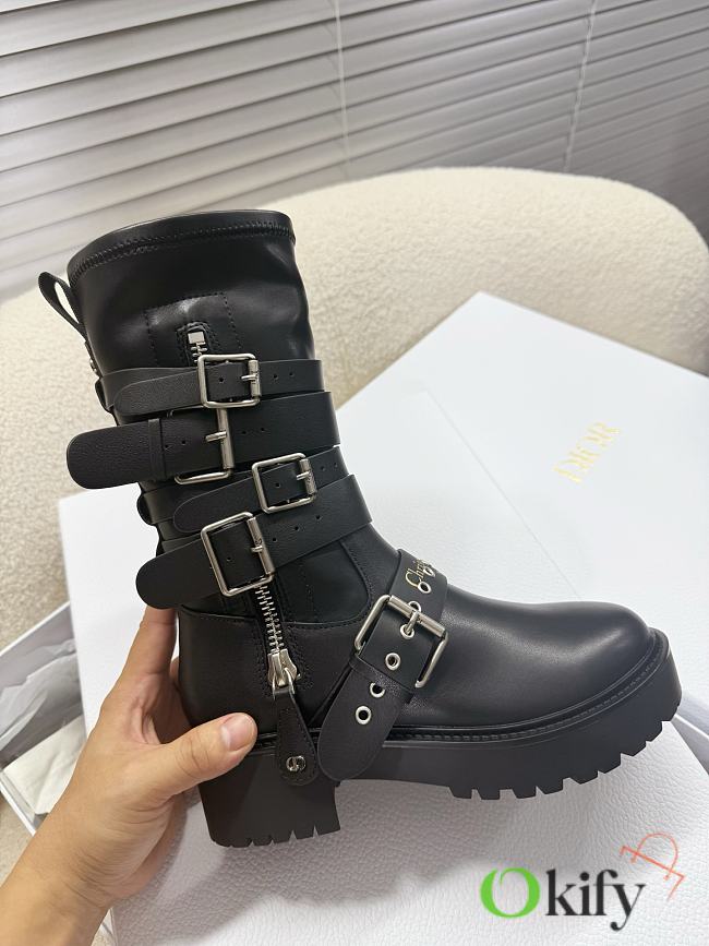 Okify Dior Black Boots 26111 - 1