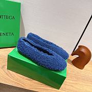 Okify Bottega Veneta Rosa Ballerina Blue Ballet Shoes  - 1