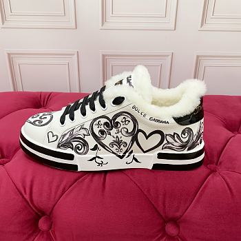 Okify Dolce & Gabbana Love Black Sneakers