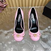 Okify Versace Bow Pink Heels 8.5cm - 2
