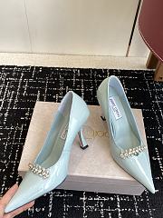 Okify Jimmy Choo Blue Heels 9cm - 2