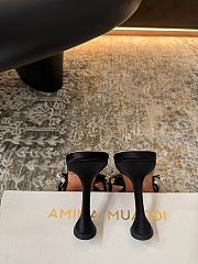 Okify Amina Muaddi Black Heels 10cm - 6