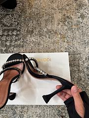 Okify Amina Muaddi Black Heels 10cm - 5