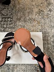 Okify Amina Muaddi Black Heels 10cm - 4