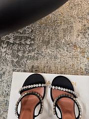 Okify Amina Muaddi Black Heels 10cm - 3