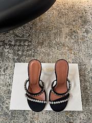 Okify Amina Muaddi Black Heels 10cm - 1