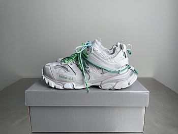 Okify Balenciaga Track Trail Green Lace Sneakers 
