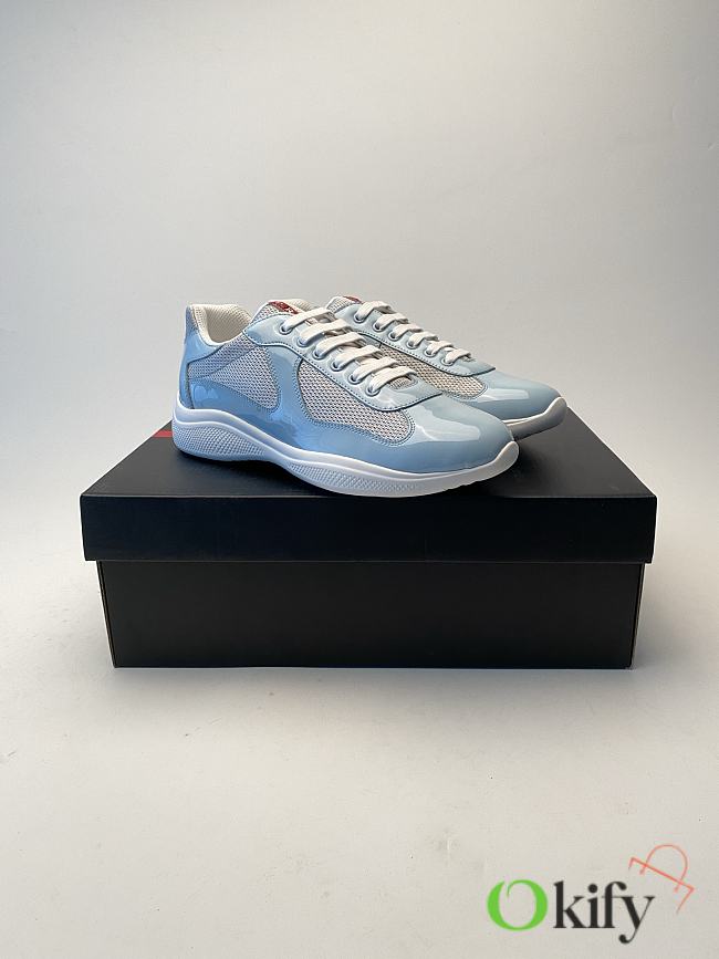 Okify Prada Bike Blue Sneakers - 1