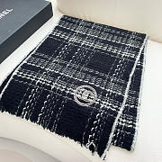 Okify CC Black Cashmere Scarf 200x32cm  - 4