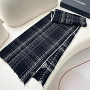 Okify CC Black Cashmere Scarf 200x32cm  - 3