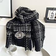 Okify CC Black Cashmere Scarf 200x32cm  - 2