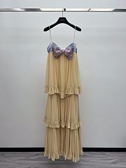 Okify Valentino Purple Bow Dress - 1